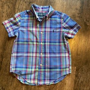 Ralph Lauren boys short sleeve shirt, size 4